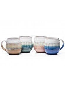 Roundstone Pottery Set of 4 Mugs