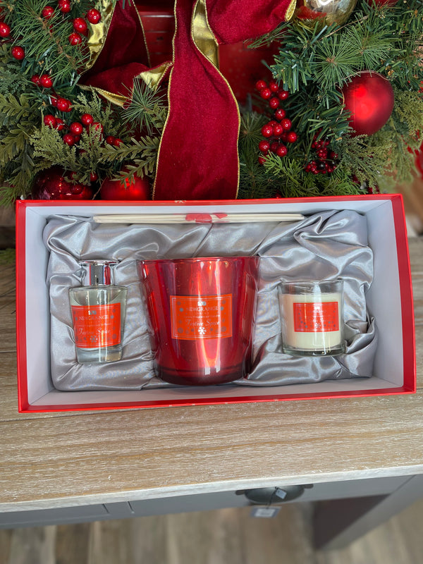 Festive Spice Luxury Candle & Diffuser Set 3