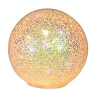 LED Sparkle Glass Ball 15cm