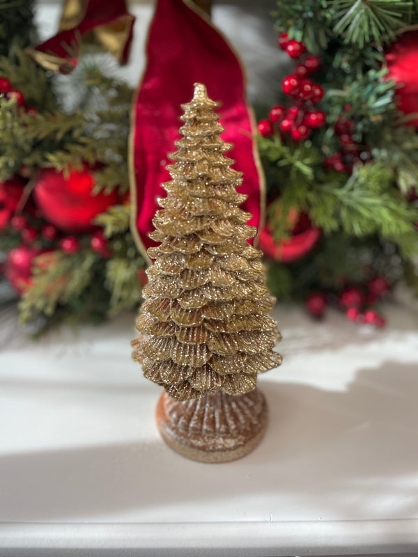 25.4cm Gold Footed Tree