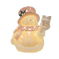 LED Light Up Snowman 22cm