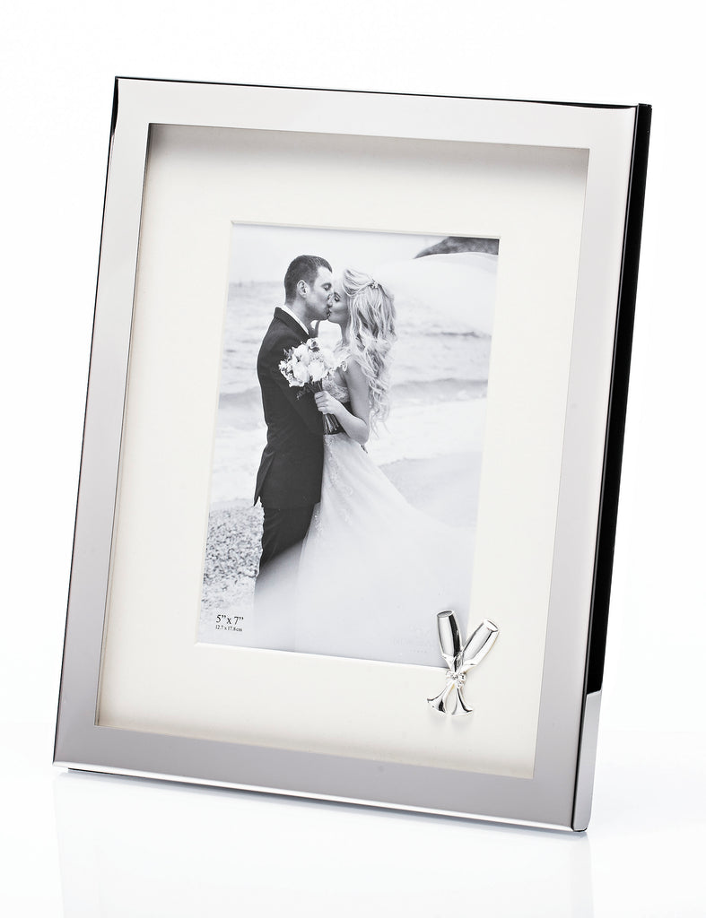 Wedding Photo Frame 5" X 7" (Flutes)