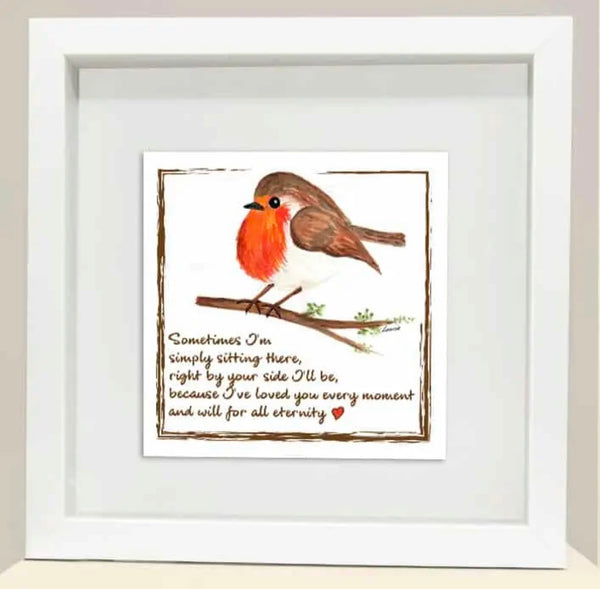Little Red Robin Framed Print (8)