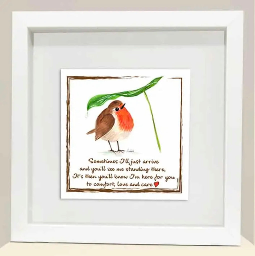 Little Red Robin Framed Print (2)