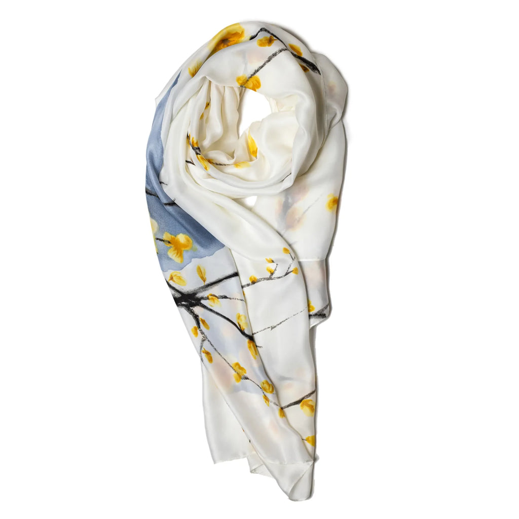 Galway Crystal Honey Blossoms Polyester Scarf