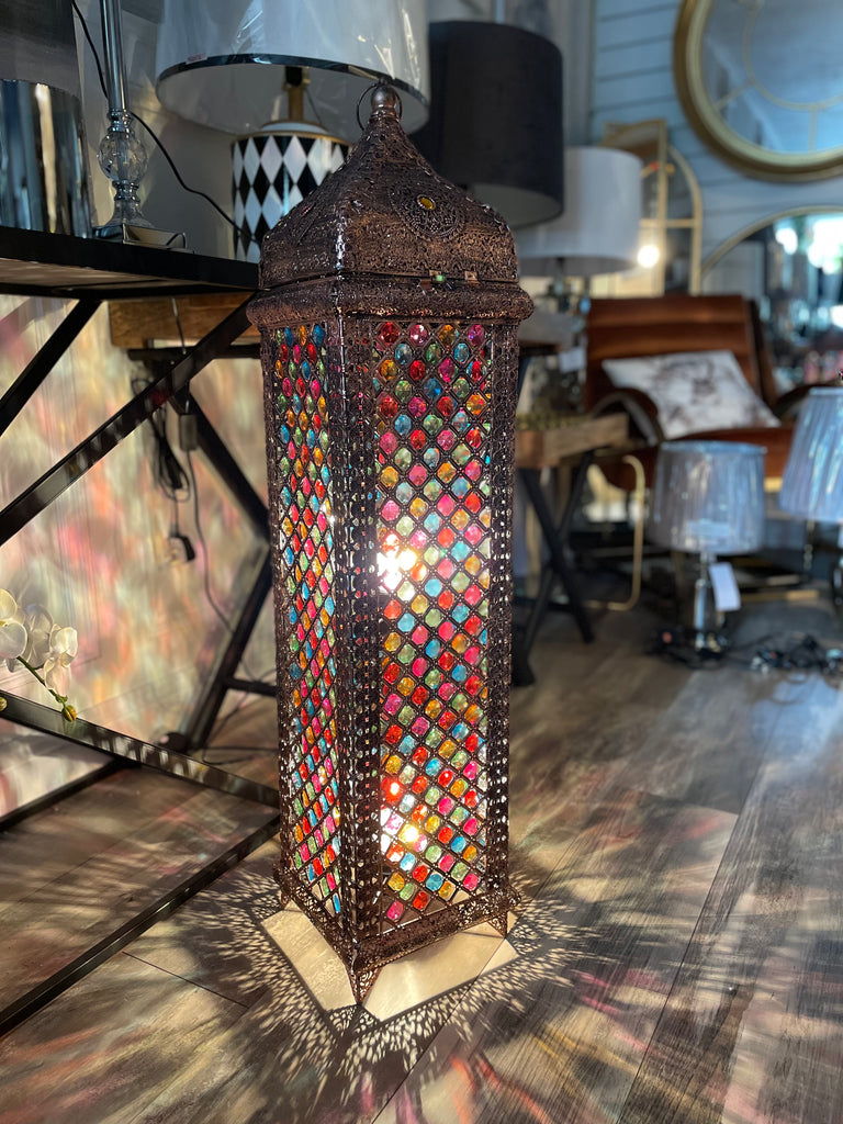Bronze Moroccan Floor Lamp 100cm