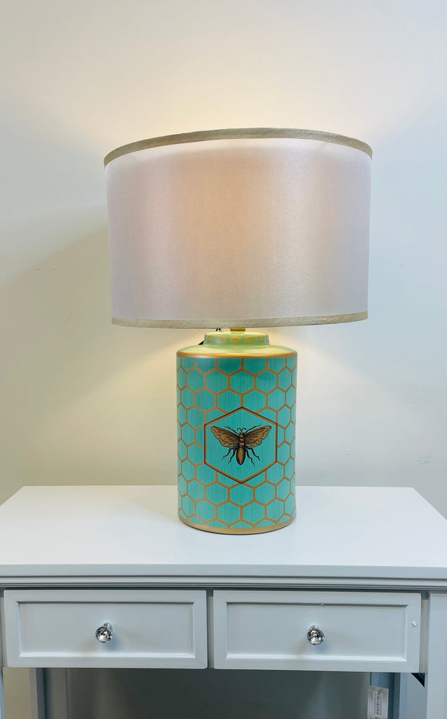 Mint Green Bee Table Lamp