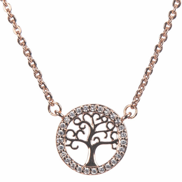 Rose Gold Tree of Life Pendant (small)