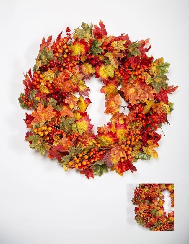 XL Autumn Berries Wreath 72cm